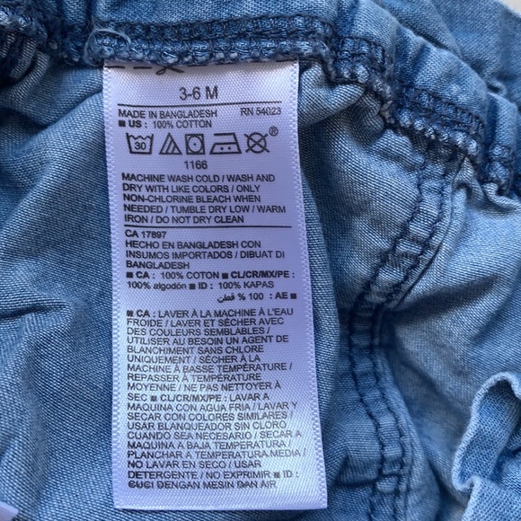 OLD NAVY Blue Shorts Infant Baby 3-6M Boy/Girl - Picture 8 of 9